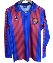 Long sleeve 1992 FC Barcelona home Retro Jersey Thailand Quality