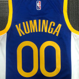 Golden State Warriors 75周年 勇士 蓝色 00号 库明加