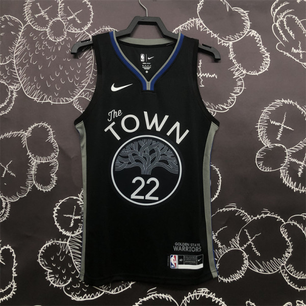 Golden State Warriors  20赛季 勇士 黑灰色 22号 威金斯