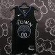 Golden State Warriors 20赛季 勇士 黑灰色 00号 库名加