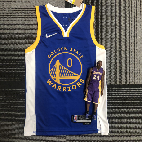 Golden State Warriors 75周年 勇士 蓝色 0号 小佩顿