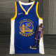 Golden State Warriors 75周年 勇士 蓝色 00号 库明加
