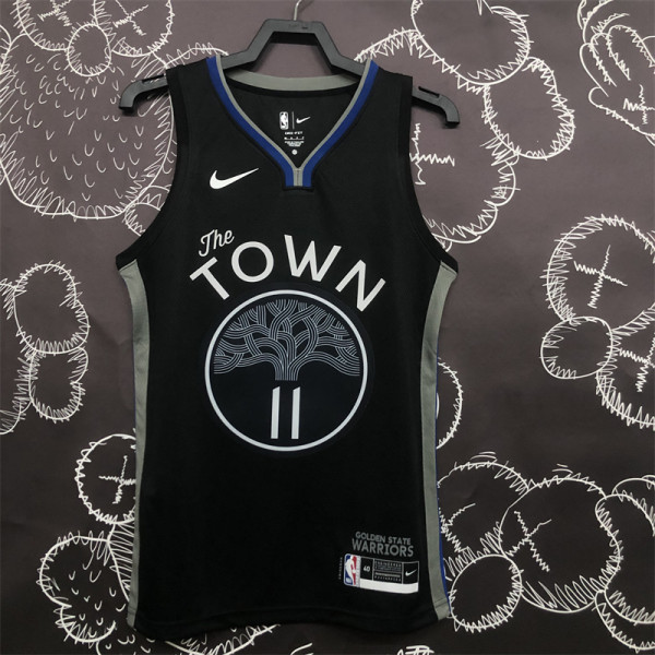 Golden State Warriors  20赛季 勇士 黑灰色 11号 汤普森
