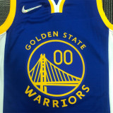 Golden State Warriors 75周年 勇士 蓝色 00号 库明加