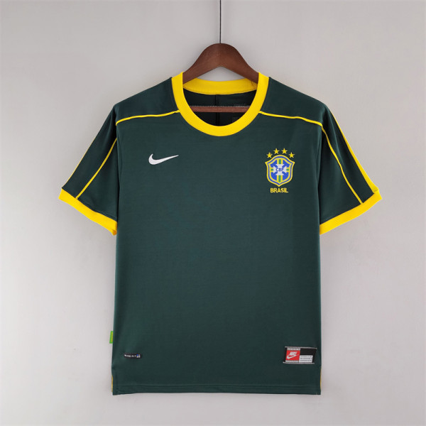 1998 Brazil (Goalkeeper) Retro Jersey Thailand Quality