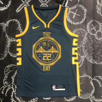 Golden State Warriors 18赛季 勇士 灰色 22号 威金斯