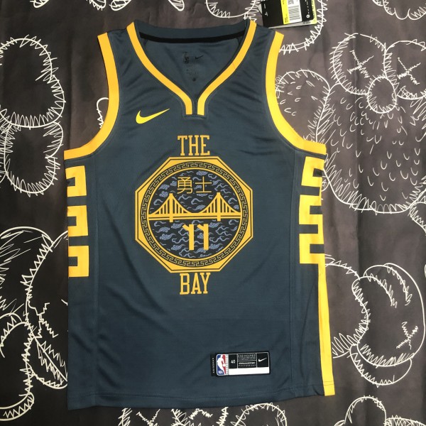 Golden State Warriors  18赛季 勇士 灰色 11号 汤普森