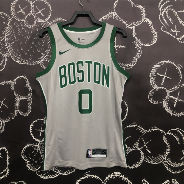 Boston Celtics 凯尔特人 灰色 0号 塔图姆