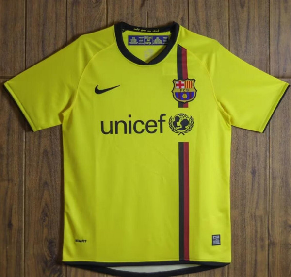 08-09 FC Barcelona Away Retro Jersey Thailand Quality