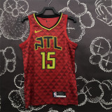 Atlanta Hawks 老鹰队 红格子 15号 卡特
