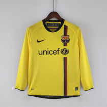 Long sleeve 08-09 FC Barcelona Away Retro Jersey Thailand Quality