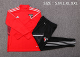 22-23 Sao Paulo (Red) Adult Soccer Jacket Training Suit
