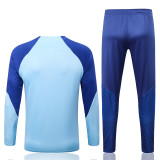 22-23 Atletico Madrid (blue) Adult Sweater tracksuit set