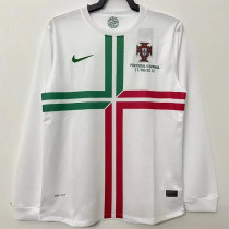 Long sleeve 2012 Portugal Away Retro Jersey Thailand Quality