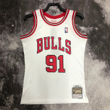 Chicago Bulls SW公牛队98赛季白色91号罗德曼