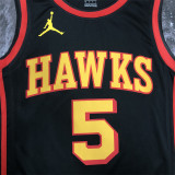 Atlanta Hawks 老鹰队 飞人 黑色 5号 穆雷