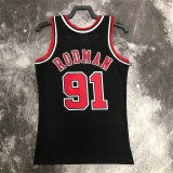 Chicago Bulls  SW公牛队98赛季黑色91号 罗德曼