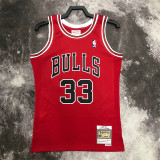 Chicago Bulls SW公牛队98赛季红色33号 皮蓬