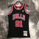Chicago Bulls  SW公牛队98赛季黑色91号 罗德曼