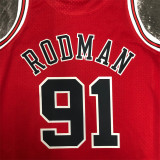 Chicago Bulls  SW公牛队98赛季红色91号 罗德曼
