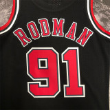 Chicago Bulls  SW公牛队98赛季黑色91号 罗德曼