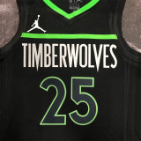 23 Minnesota Timberwolves  23赛季森林狼飞人限定 25号 罗斯