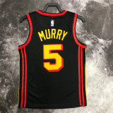 Atlanta Hawks 老鹰队 飞人 黑色 5号 穆雷