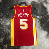 Atlanta Hawks  老鹰队 红色 5号 穆雷