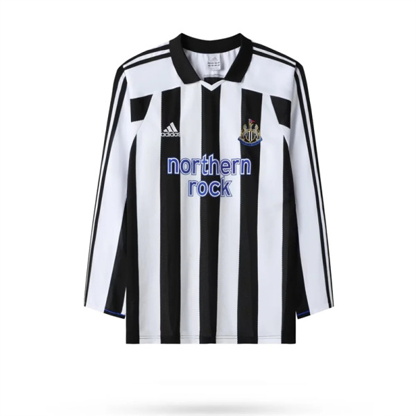 Long sleeve 03-05 Newcastle United home Retro Jersey Thailand Quality