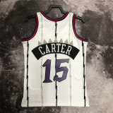 Toronto Raptors SW猛龙队 99赛季 白色 15号 卡特