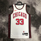 Chicago Bulls  23赛季公牛队 城市版 33号 皮蓬