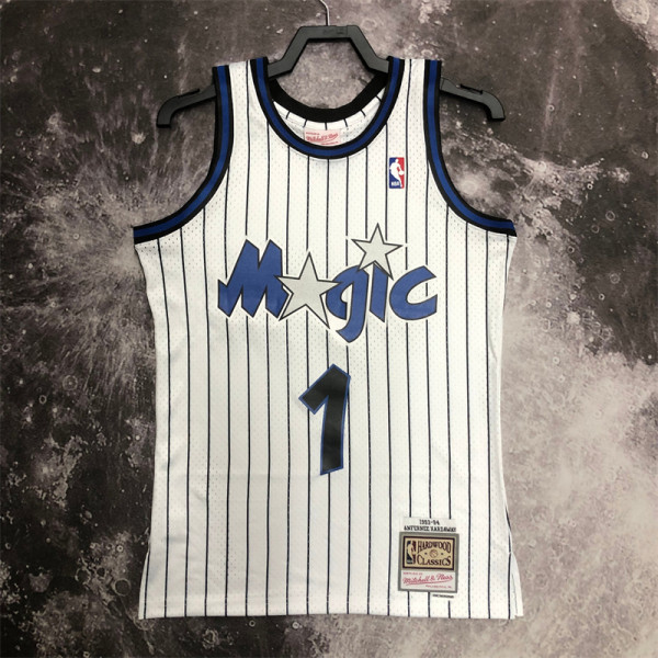 Orlando Magic SW魔术队 94赛季 白色 1号 哈达威