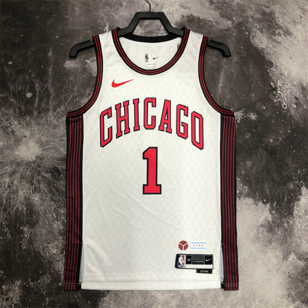 Chicago Bulls 23赛季 公牛队城市版1号 罗斯