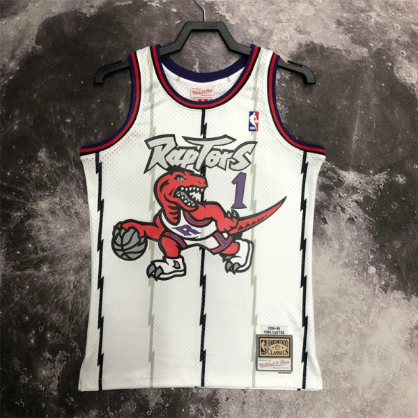 Toronto Raptors SW猛龙队 99赛季 白色 1号 麦迪