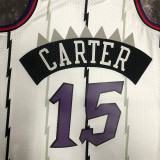 Toronto Raptors SW猛龙队 99赛季 白色 15号 卡特