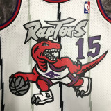 Toronto Raptors SW猛龙队 99赛季 白色 15号 卡特