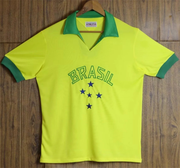 1958 Brazil home Retro Jersey Thailand Quality