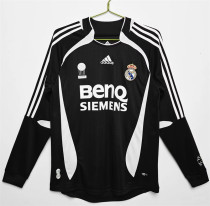 Long sleeve 06-07 Real Madrid Third Away Retro Jersey Thailand Quality