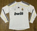Long sleeve 09-10 Real Madrid home Retro Jersey Thailand Quality