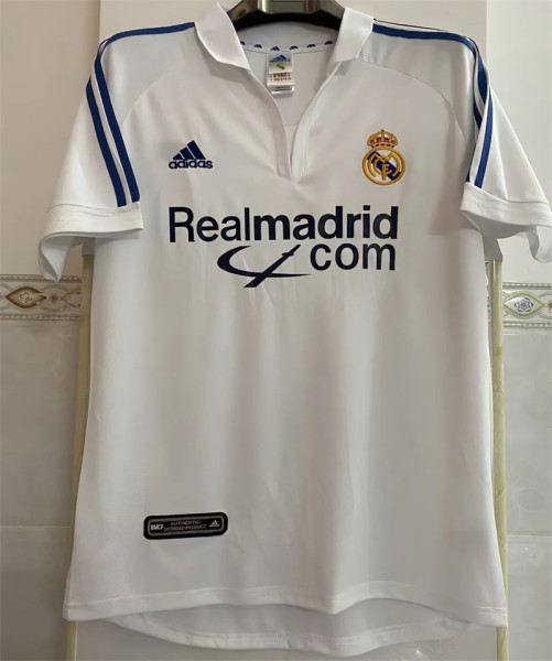 01-02 Real Madrid home Retro Jersey Thailand Quality