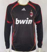 Long sleeve 2006 AC Milan Third Away Retro Jersey Thailand Quality