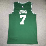23 波士顿凯尔特人 Boston Celtics No.7 Green Embroidered Edition