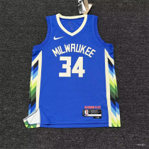 23密尔沃基雄鹿队 Milwaukee Bucks City Edition 34