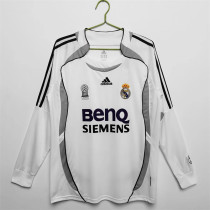 Long sleeve 06-07 Real Madrid home Retro Jersey Thailand Quality