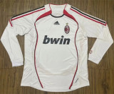Long sleeve 06-07 AC Milan Away Retro Jersey Thailand Quality