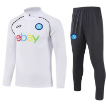 23-24 SSC Napoli (white) Adult Sweater tracksuit set