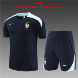 Kids kit 2024 France (Training clothes) Thailand Quality