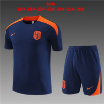 Kids kit 2024 Netherlands (Training clothes) Thailand Quality
