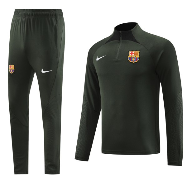 23-24 Barcelona (blackish green) Adult Sweater tracksuit set Training Suit