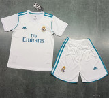 Kids kit 17-18 Real Madrid home (Retro Jersey) Thailand Quality